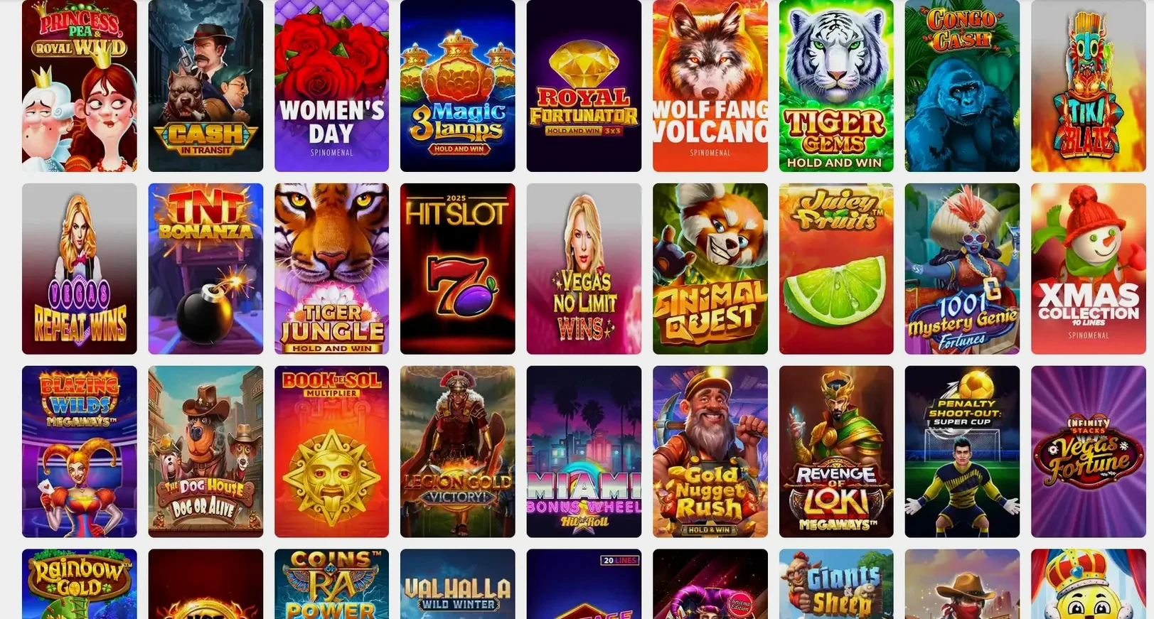 Mobile Spielhalle Luckyseven Bonus und Slots